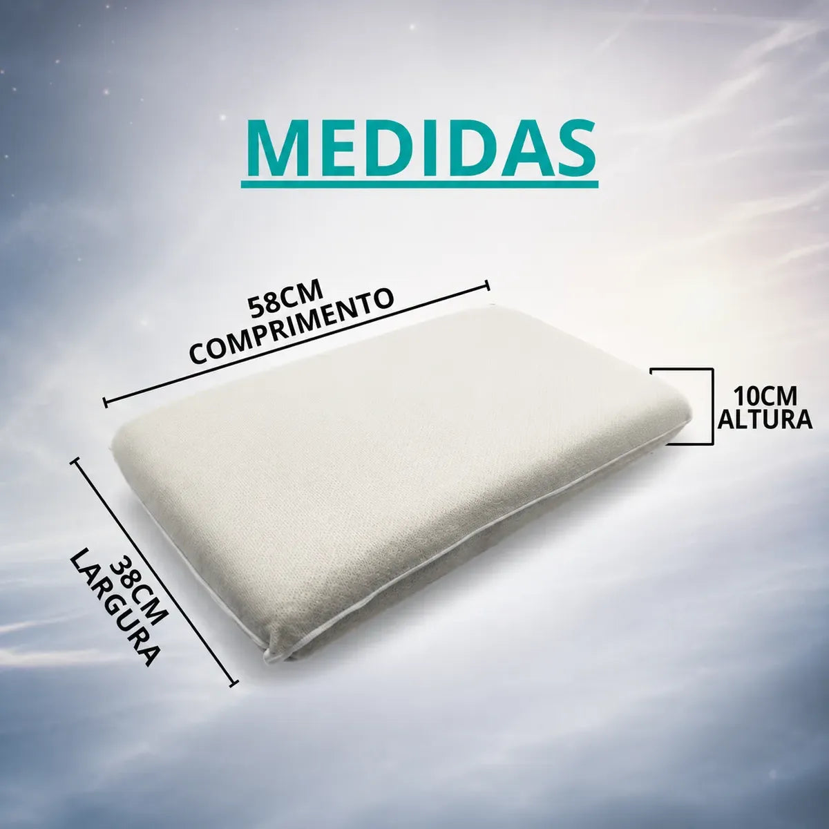 Travesseiro 50x70 Visconasa Mastercomfor