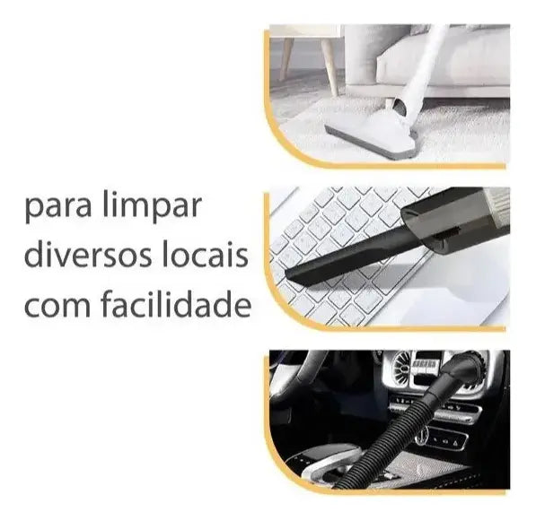 Aspirador Portátil Tomate Act-020 120w 5500pa Recarregável