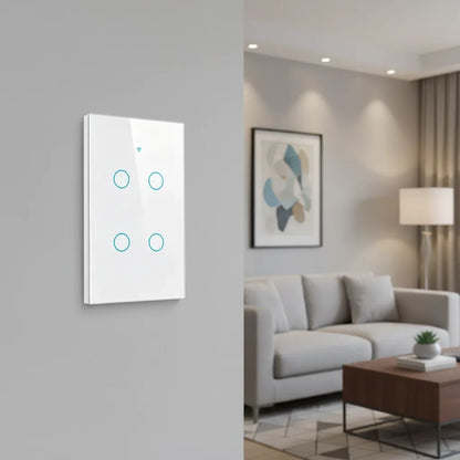 Touch Switch S-901-4 White 4 Gang