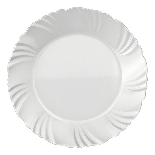 Prato Raso Opaline Pétala 25,5cm Redondo Duralex Vidro