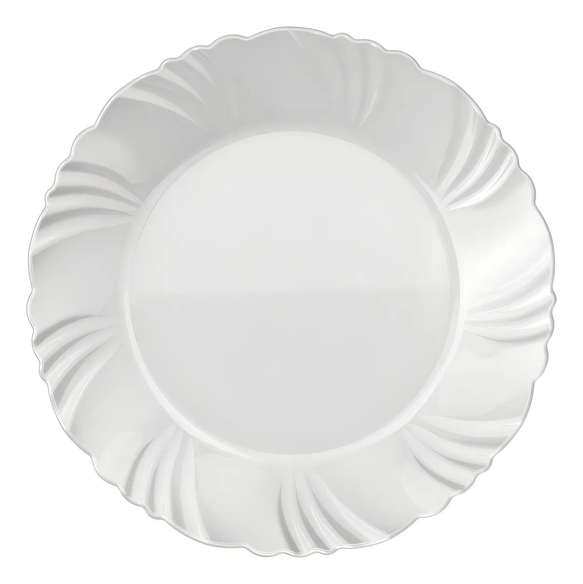 Prato Raso Opaline Pétala 25,5cm Redondo Duralex Vidro