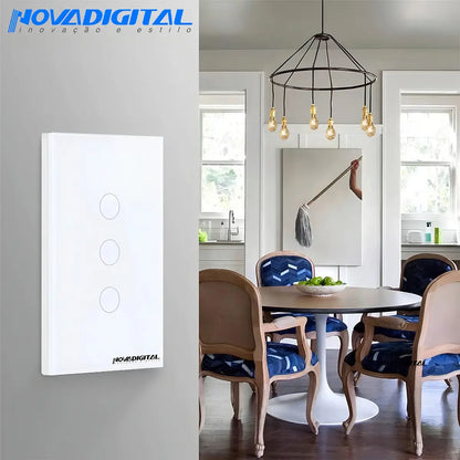 Touch Switch S-901-3 White 3 Gang