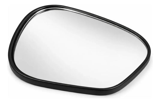 Bandeja espelhada orgânica em plástico na Cor Preta 20X28CM UB10282