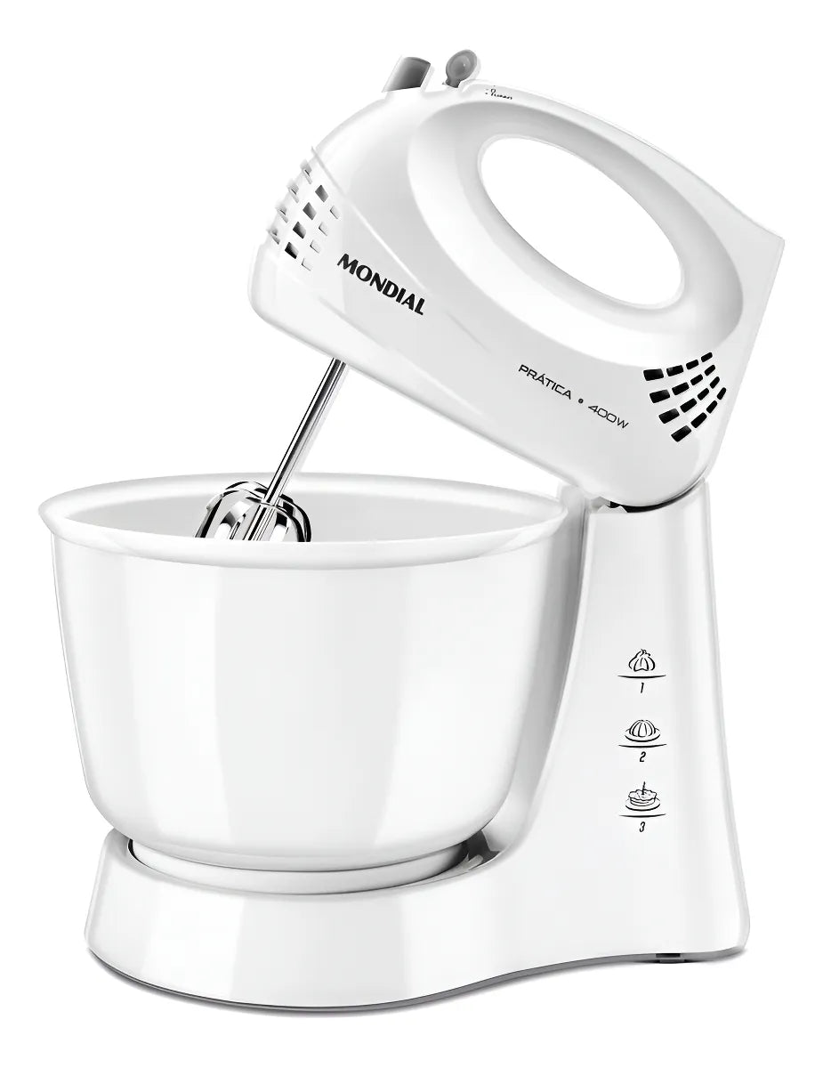 Batedeira Prática, Mondial, 400W - B-44-W Branco