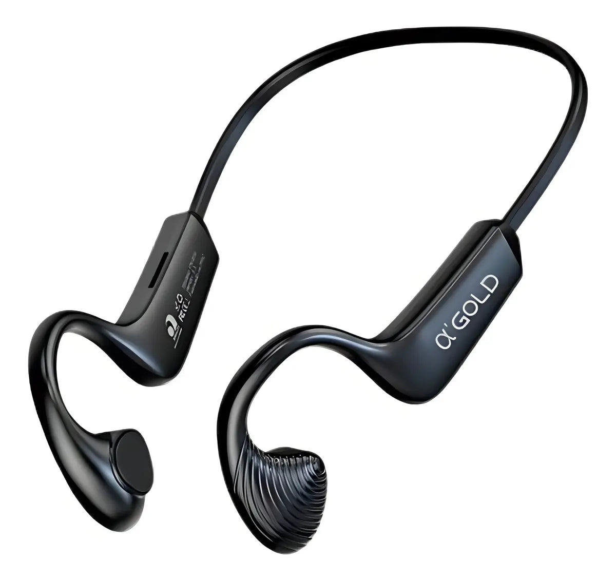 Fone De Ouvido Sem Fio Condução Óssea A'gold Fn-b30 Preto