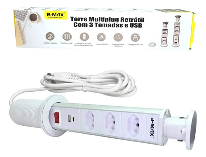 Torre Com 3 Tomadas Bm-8791A