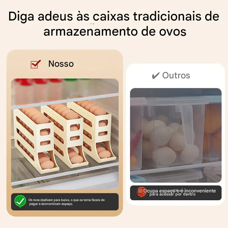 Suporte Porta Ovos Com 3 Camadas: Oih-4102