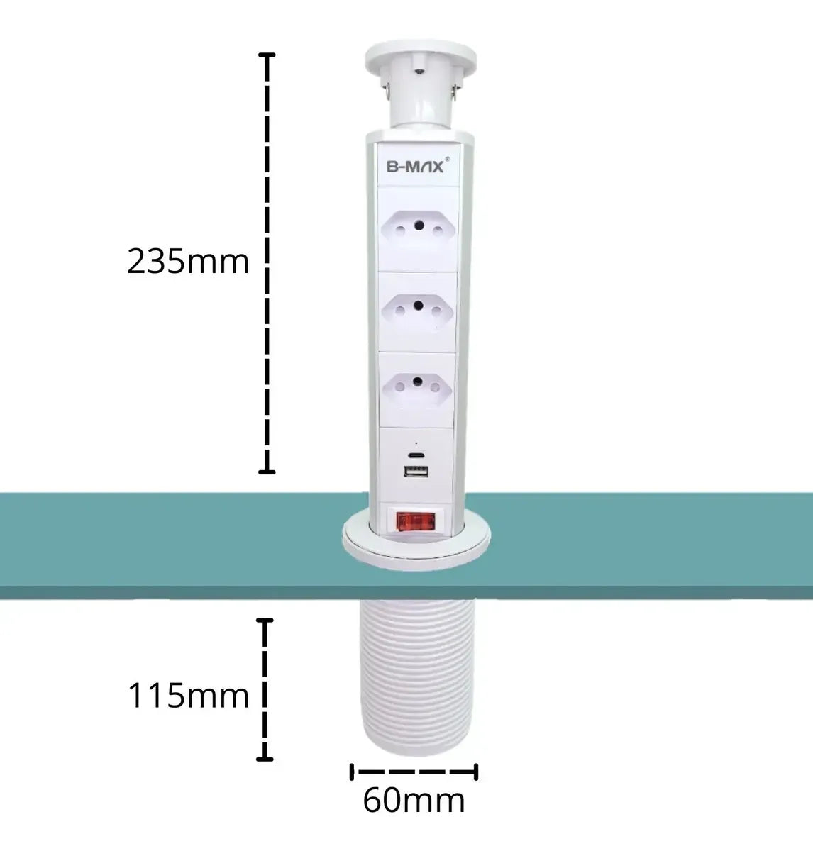 Torre Com 3 Tomadas Bm-8791A
