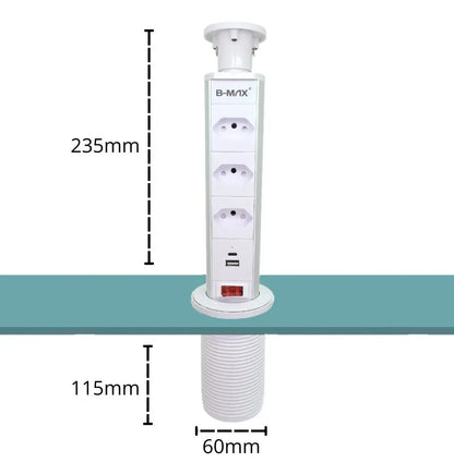 Torre Com 3 Tomadas Bm-8791A