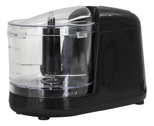 Mini Processador 5 Em 1 Elétrico 350 Ml 2 Lâminas 220v Preto