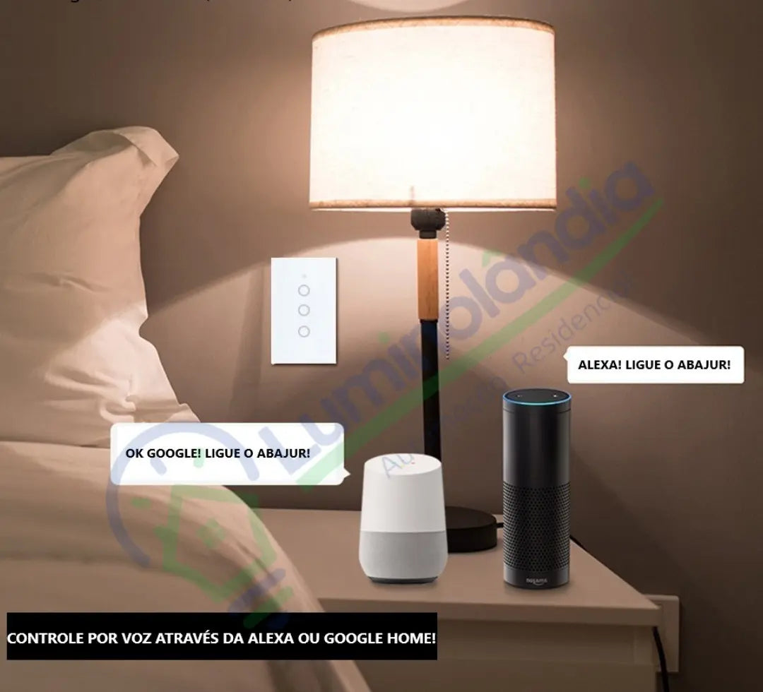 Touch Switch S-901-3 White 3 Gang