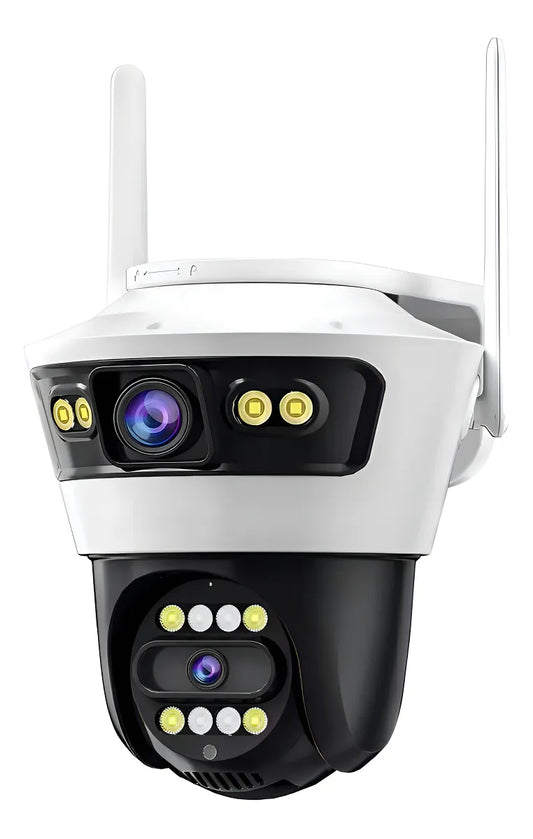 Câmera Jortan Speed Wifi Lente Dupla Durawell Jt-2024 Cor Branco