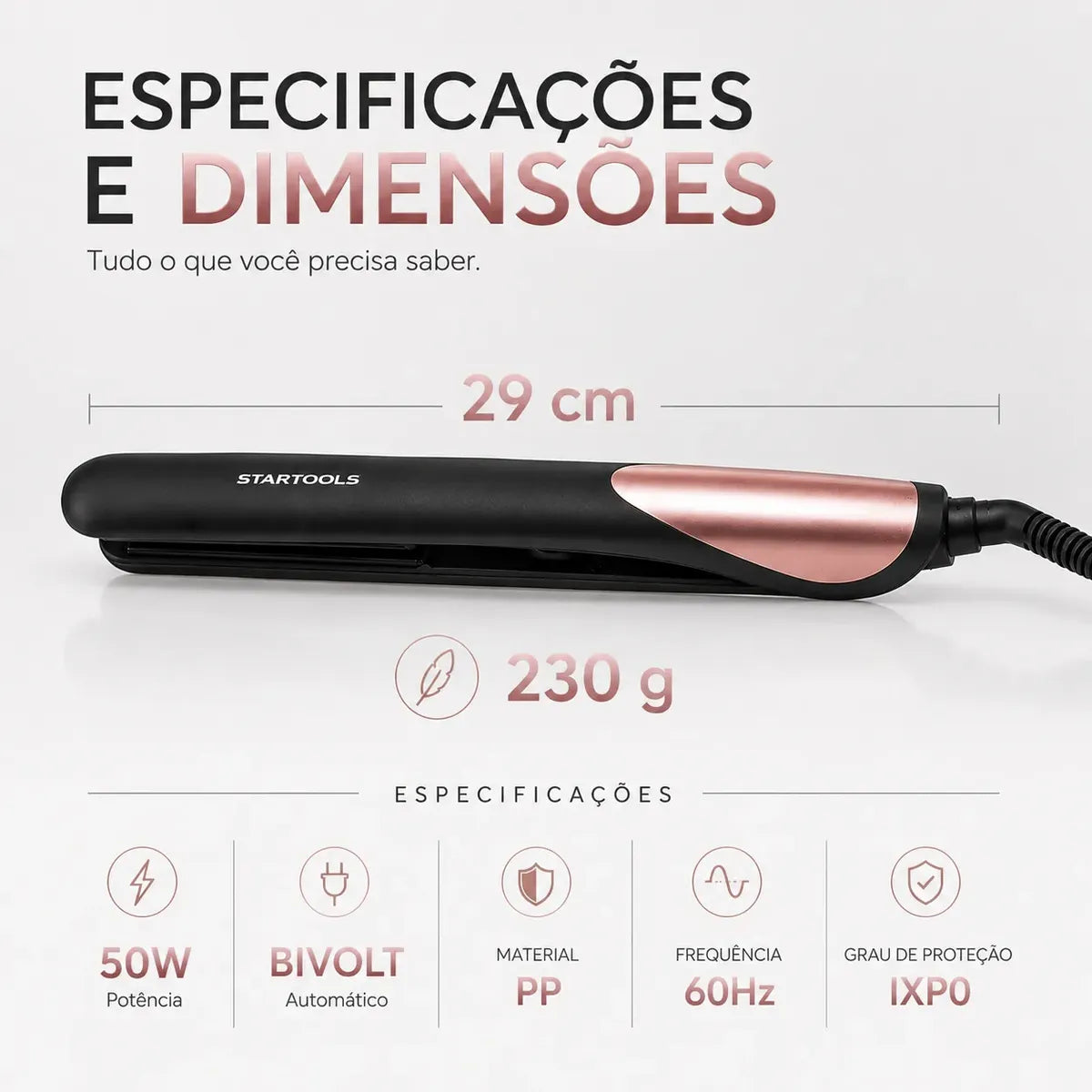 Chapinha Bivolt Alisadora De Cabelo Profissional  30w