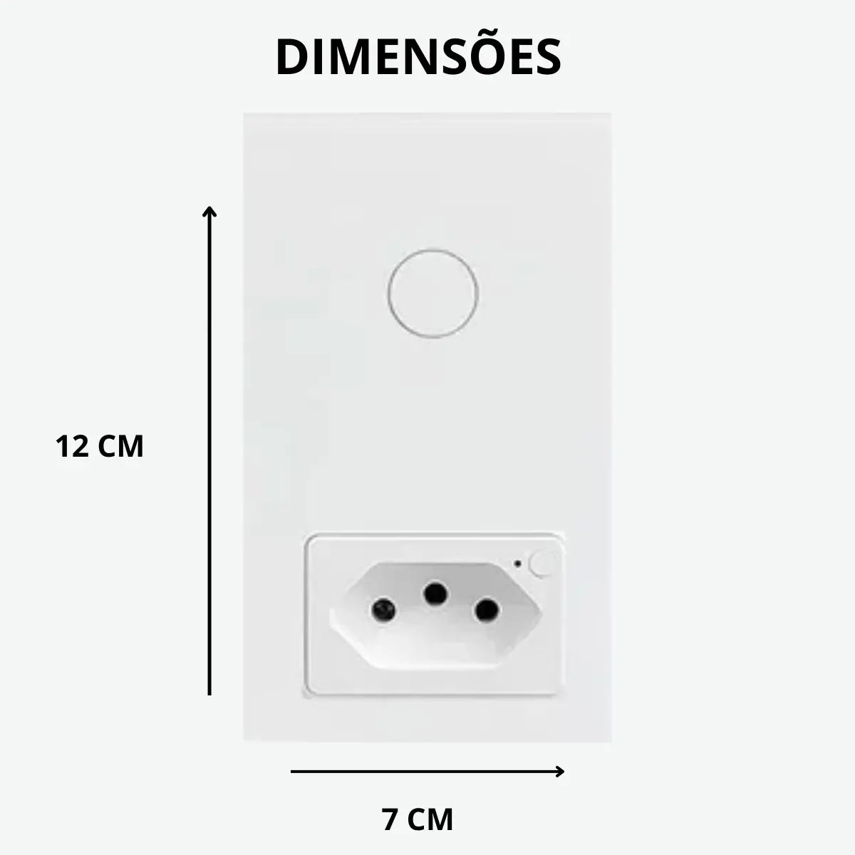 Branco Smart Switch With Socket