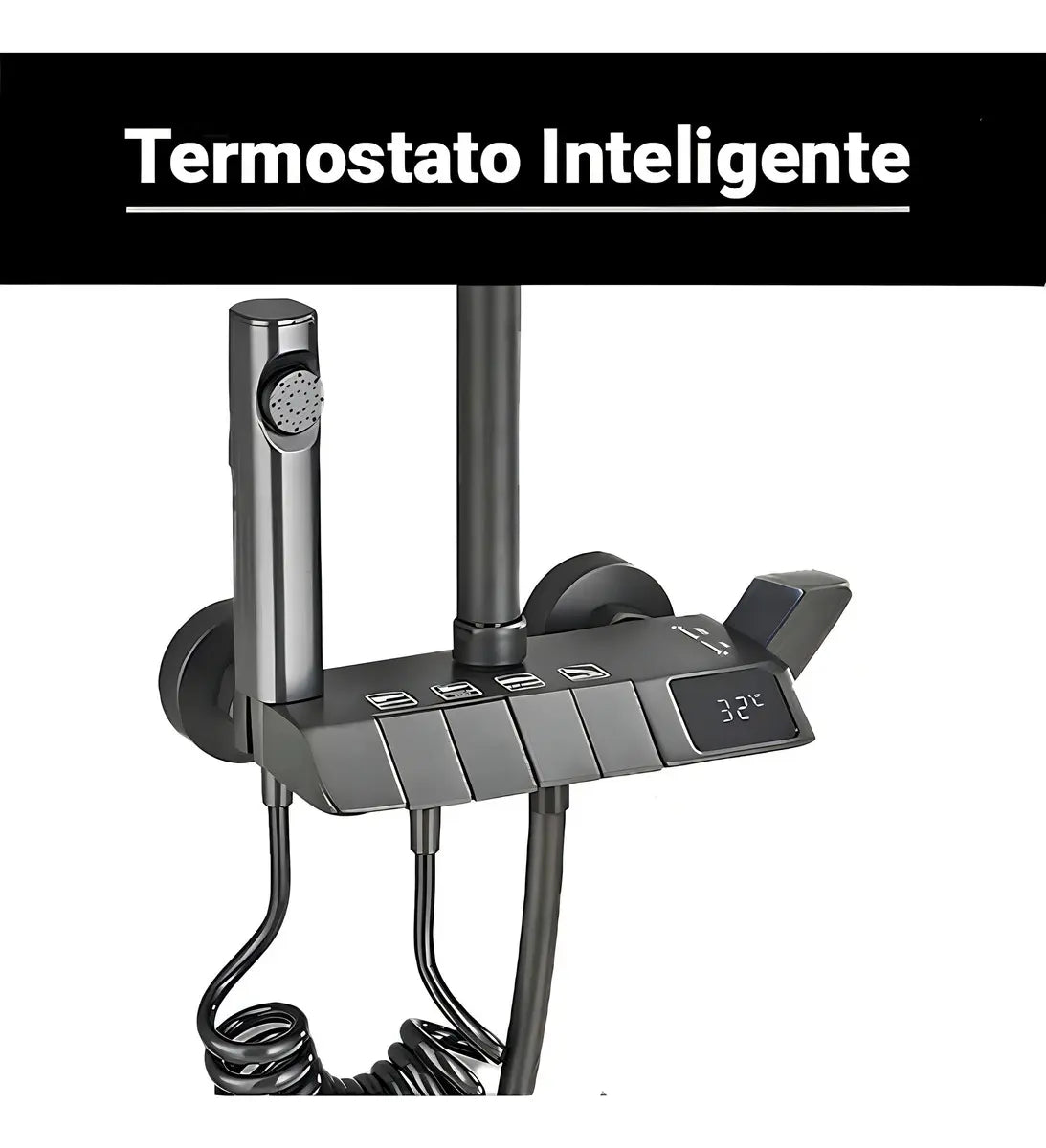 Conjunto Chuveiro Com 4 Saídas Starmega Cromado