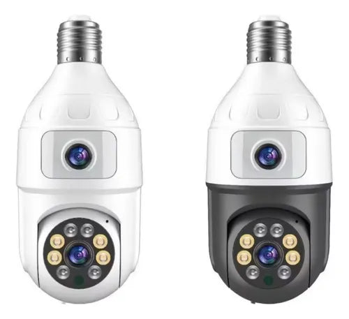 Câmera Segurança IP Wi-Fi Lâmpada 360º Full HD Visão Noturna JT-9696