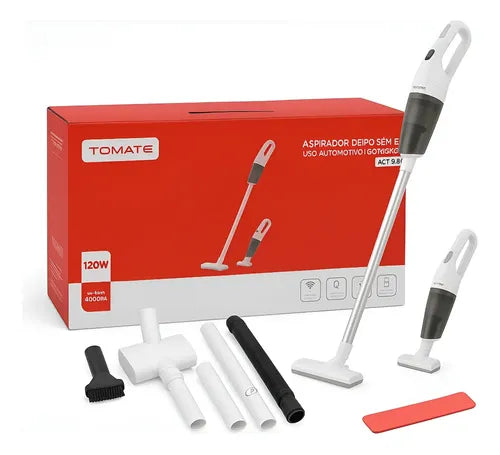 Aspirador Portátil Tomate Act-020 120w 5500pa Recarregável