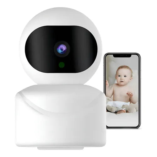 Câmera De Segurança Wifi Full Hd Robozinho Hmaston Cm02 Cor Branco