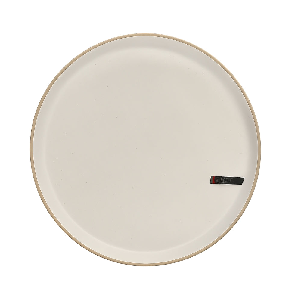 Prato Raso Ceramica Orion Branco 27CM