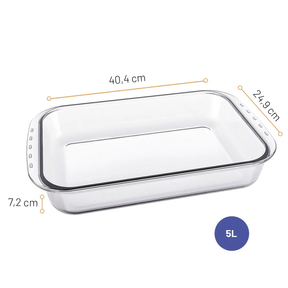 Lasanheira Retangular Clássica Marinex 5L