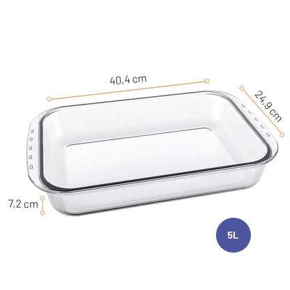 Lasanheira Retangular Clássica Marinex 5L