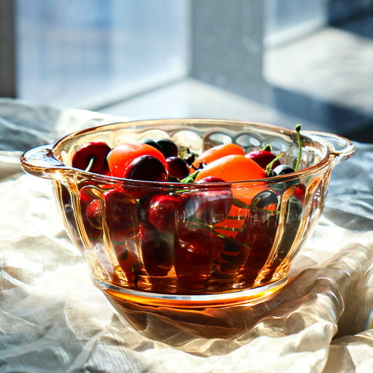 Tigela com tampa Ambar 1lt redondo