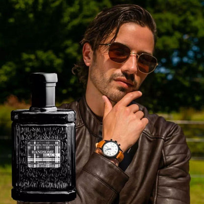 Handsome Black Eau De Toilette Perfume Masculino Paris Elysees 100ml
