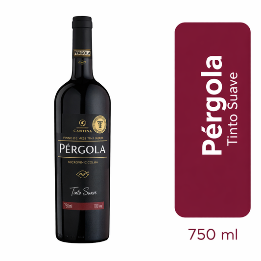 Vinho Pérgola Tinto Suave 750 ml