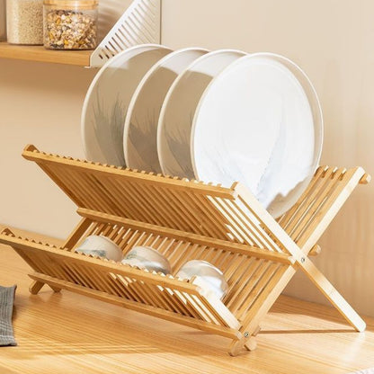 Escorredor De Louça 43x34 Bambu Utensilio De Cozinha