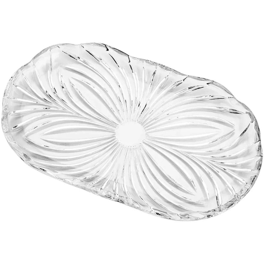 Bandeja de Cristal de Chumbo Alberta 23x8x14CM