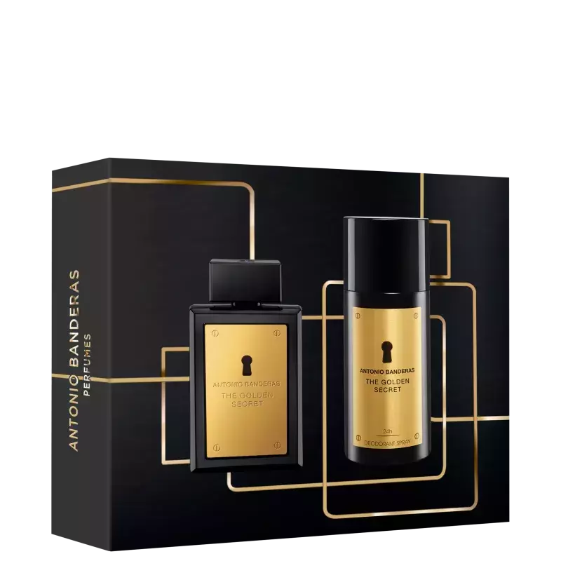 Conjunto The Golden Secret Banderas Masculino - Eau de Toilette 100ml + Desodorante Spray 150ml