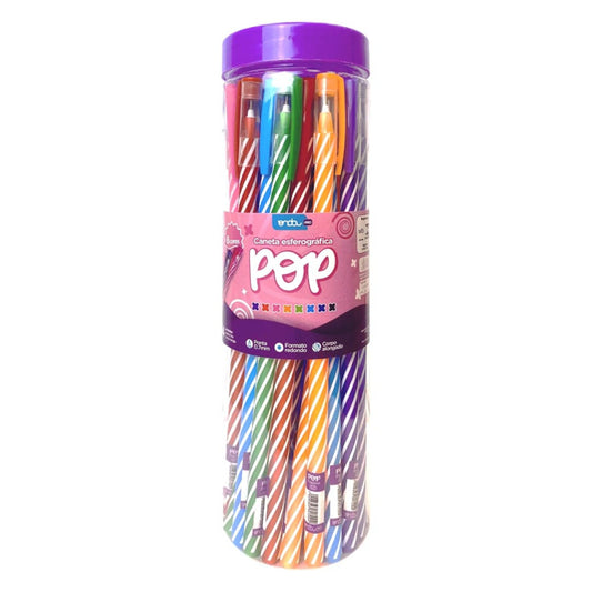 Caneta esferográfica Pop 0,7mm