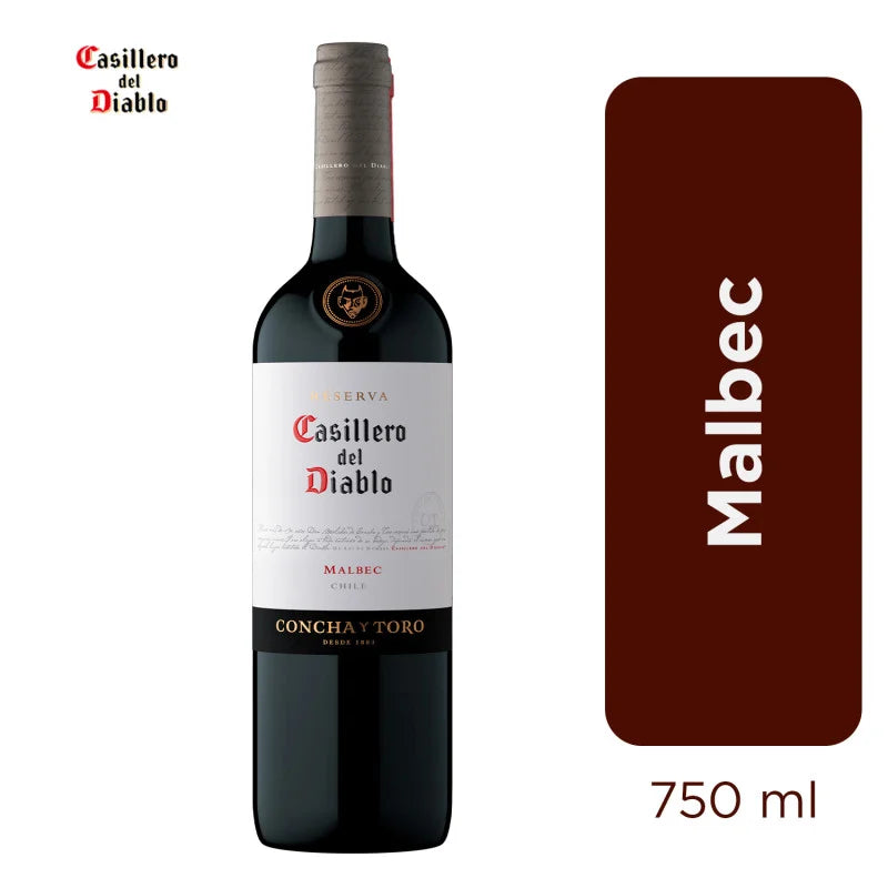 Casillero del Diablo Vinho Tinto Chileno Malbec 750 ml