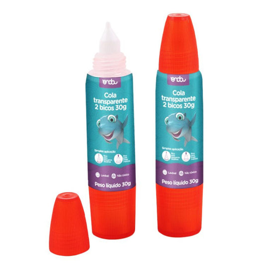 Cola transparente 2 bicos 30g Display