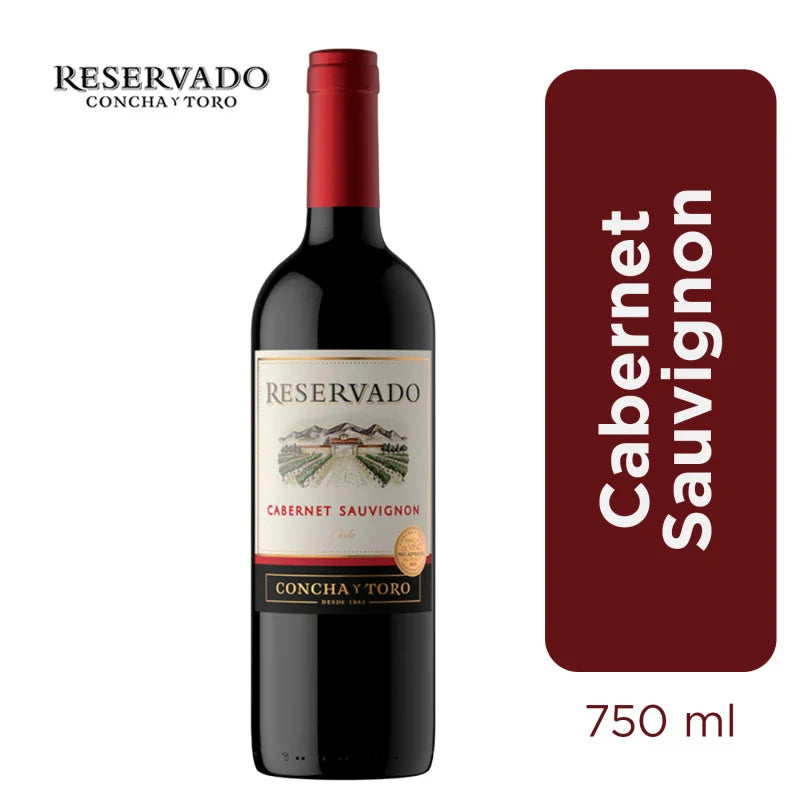 Concha y Toro Vinho Tinto Chileno Reservado Cabernet Sauvignon 750 ml