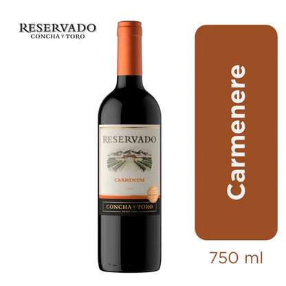 Concha y Toro Vinho Tinto Chileno Reservado Carmenere 750 ml