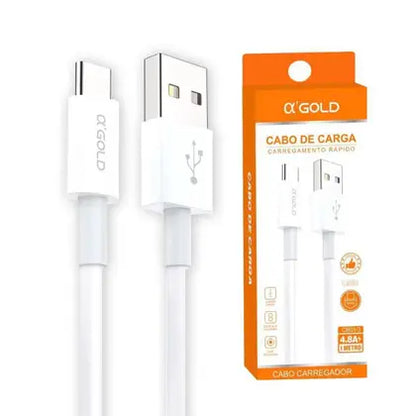 Cabo Agold tipo usb/c de dados