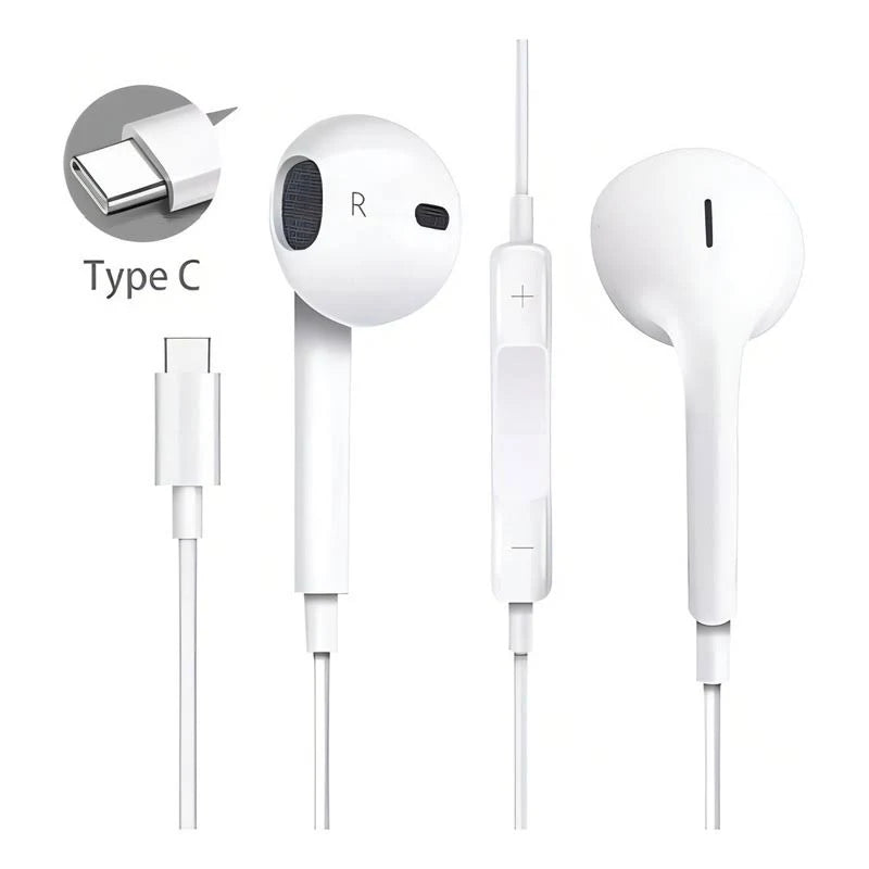 Fone De Ouvido Tipo C Estéreo Altomex A-912-ty C/ Microfone