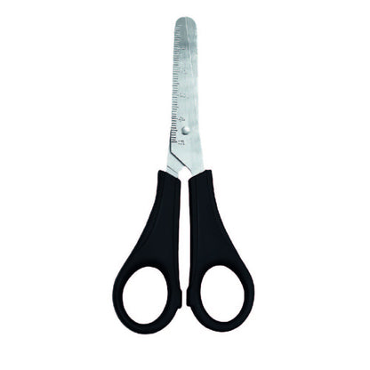 Tesoura escolar 13cm cabo preto
