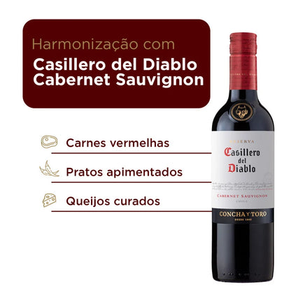 Vinho Chileno Casillero Del Diablo Cabernet Sauvignon 375ML