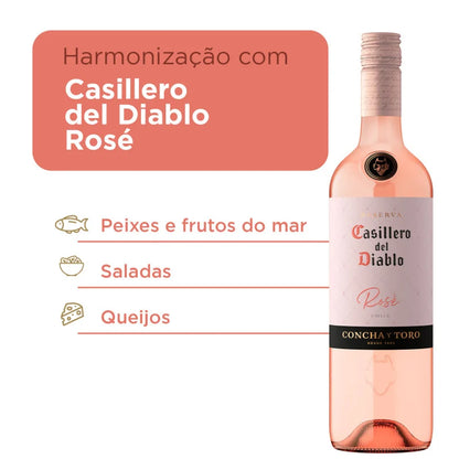 Vinho Chileno Casillero Del Diablo Rosé 750 ml